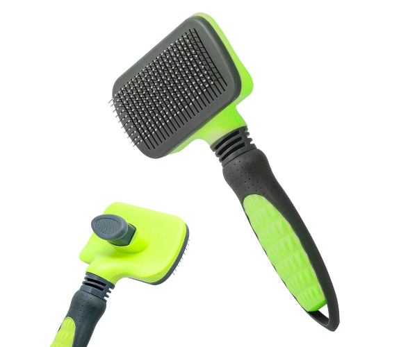 Hundebürste, Katzenbürste, Haustierbürste, Unterfellbürste, selbstreinigende Drahtbürste für langes und kurzes Fell